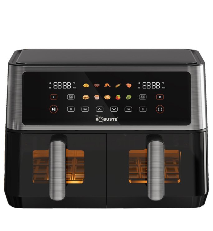 Air fryer Robuste 10 Litres 2850W Tactile Avec Fenêtre AF10 مقلاة هوائية – Image 2