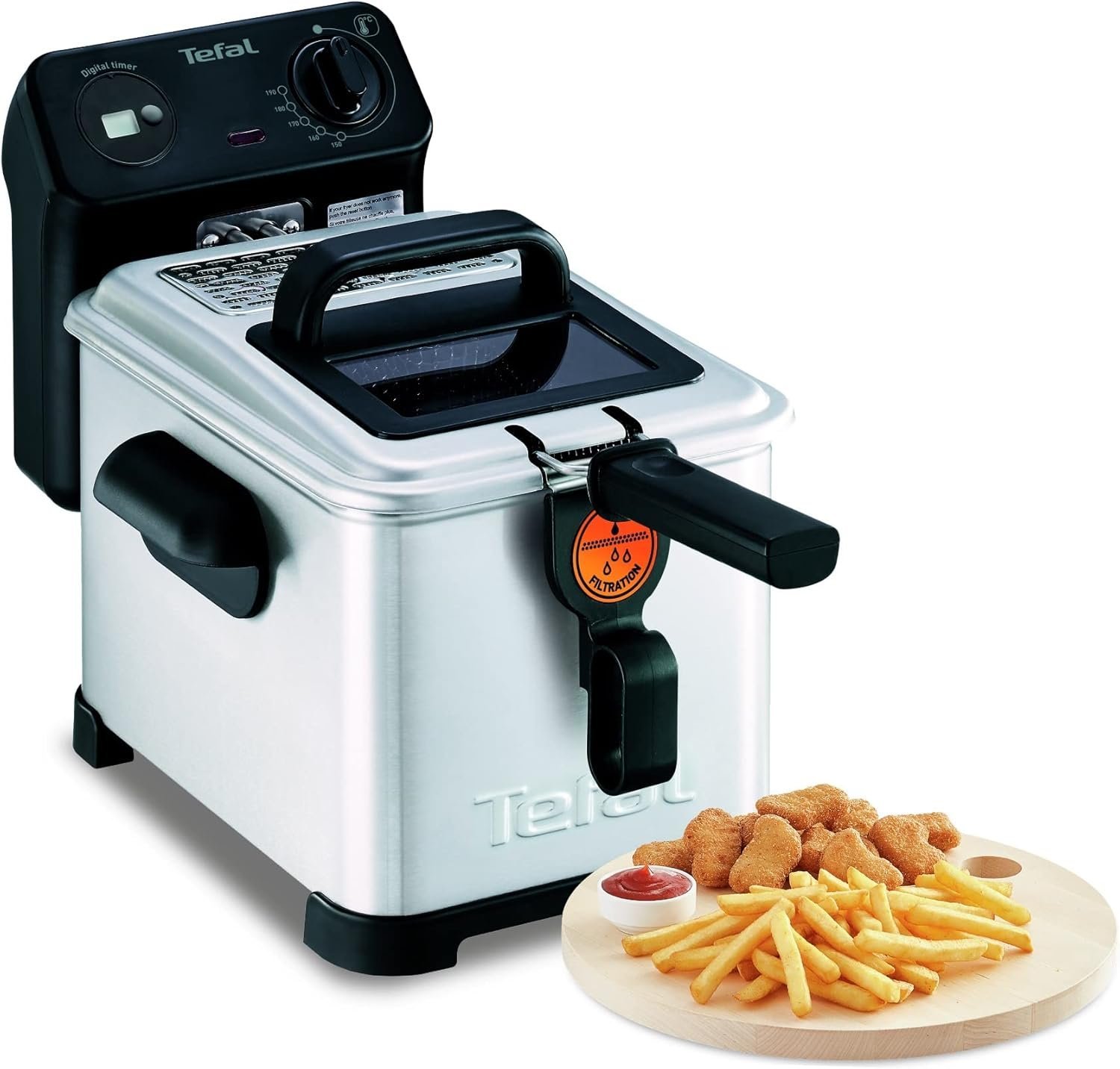 Friteuse inox 4L Filtra Pro Tefal