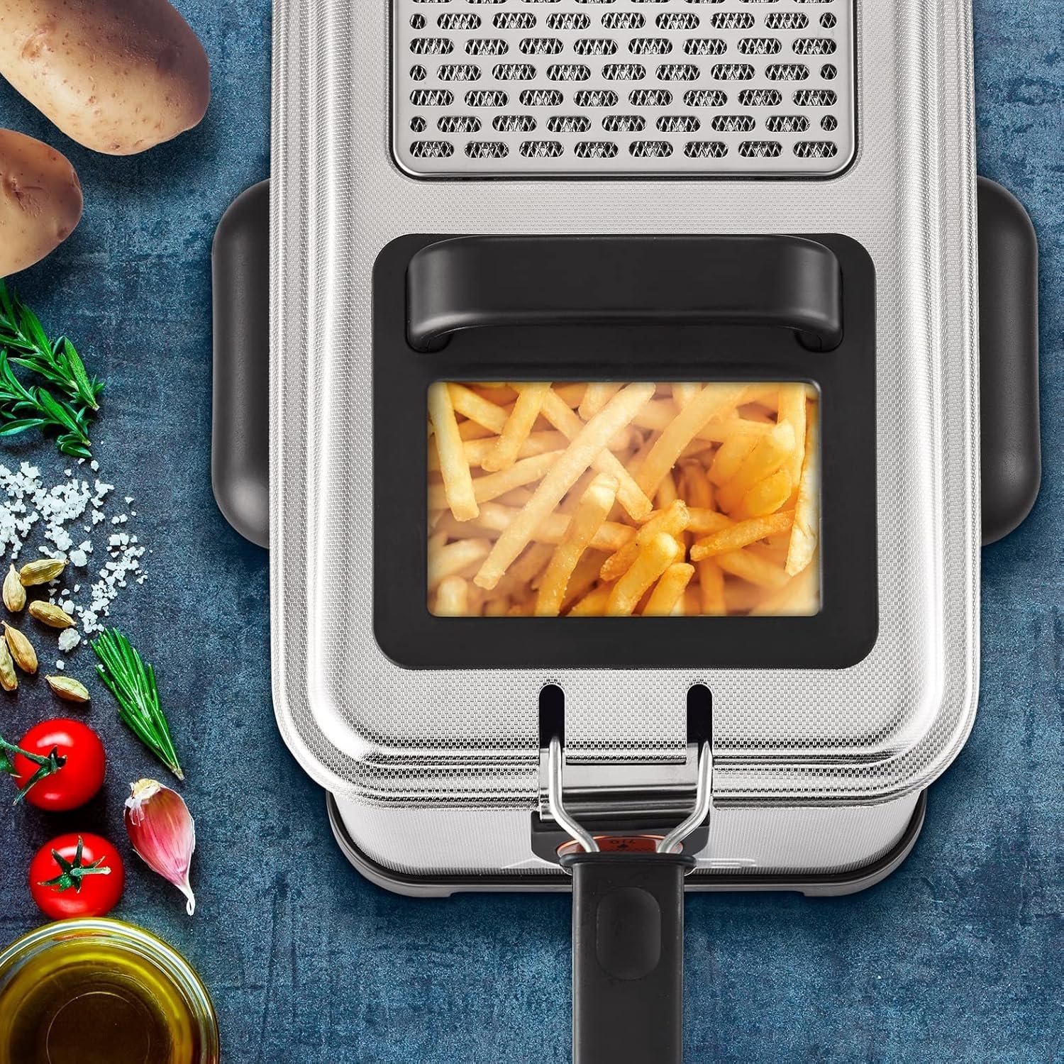 Friteuse inox 4L Filtra Pro Tefal – Image 3