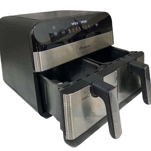 Air fryer, Friteuse sans huile inox 09L Double Bac – 2400W Multismart MS-AF3109 – Image 2