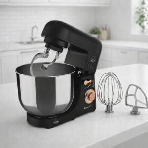 Pétrin Robuste Double Crochets 3EN1 petrin, fouet, batteur, 8L 1800W  PRO MAX Noir