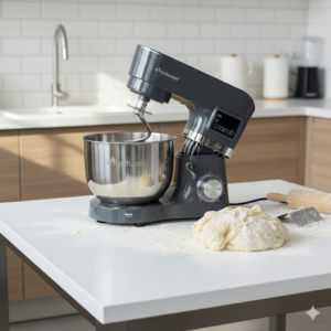 Petrin MULTISMART 3 en 1 petrin+fouet+batteur Bol 6,2 Litres en inox 6 vitesses عجانة