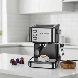 Machine a café 3en1 MULTISMART a bras, café capsule et café en poudre pression 20BAR 850WATT REF : CF2201