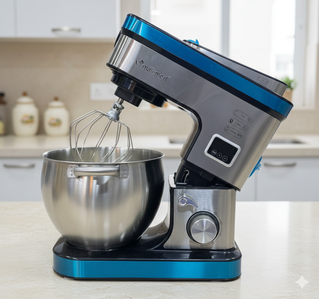 Petrin multismart 3en1. 8 litres 2000WATT, crochet, fouet, batteur en inox avec écran tactile et minuteur REF 2608