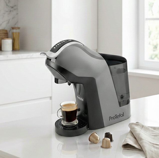 machine a café 4 en 1 PROTEFAL Multi-capsules, café en poudre 20BAR 1400WATT
