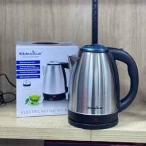 Bouilloire KITCHEN LAB 1,8 litres en inox rotatif 360° sans fil غلاية