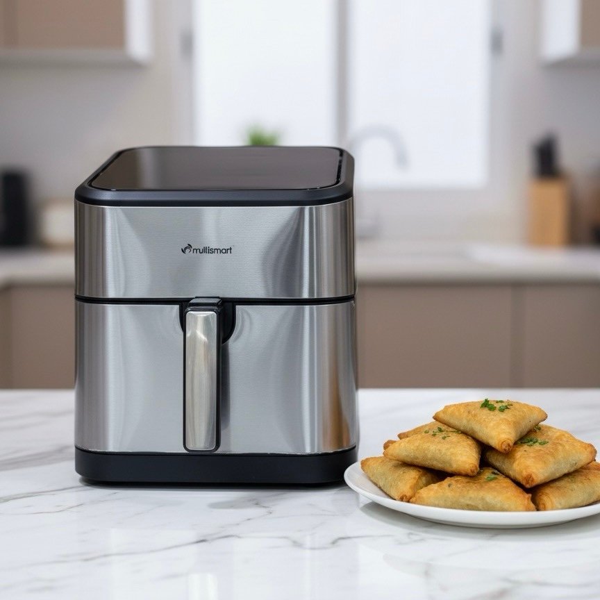Multismart Air fryer, friteuse sans huile 8 litres 1800WATT AF3248 مقلاة هوائية