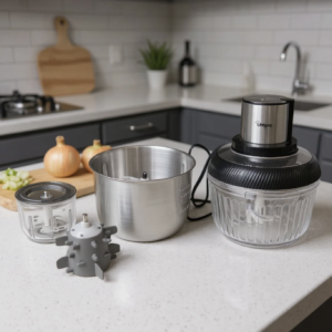 Hachoir 3en1 avec 3 bols et Éplucheur d’ail 800 watts UNIPRO