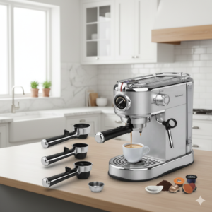 Cafetière 6 en 1 Multi-Capsules 19Bar 1450W TRUSTMANN TM-MC-4003