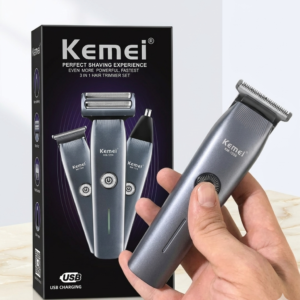 Tondeuse "KEMEI" 3en1  REF:1258