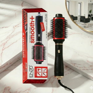 brosse ENZO sèche cheveux Smooth Plus 4 en 1 electrique en Nano céramique REF EN 4123